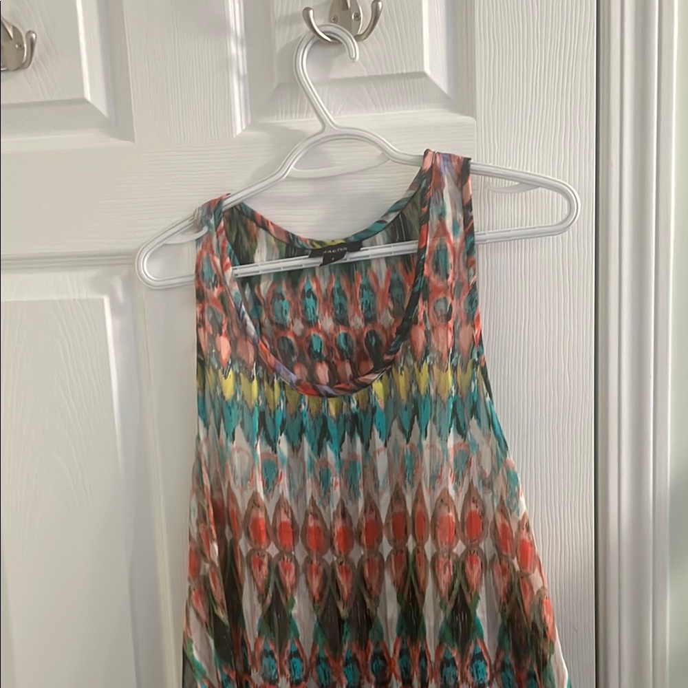 Colorful Sleeveless Women's Top
